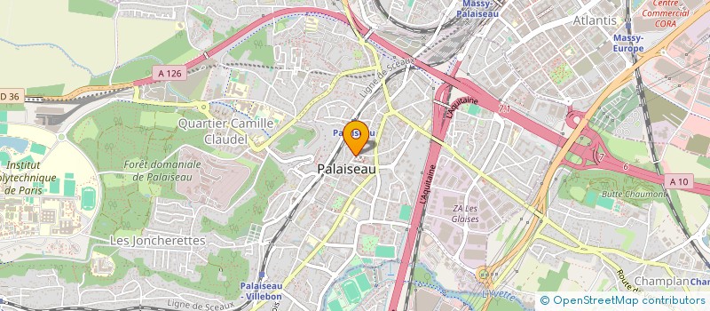 localisation de l'entreprise SCI ARSLAN à PALAISEAU
