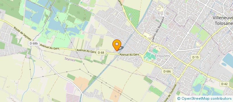 localisation de l'entreprise SCI ARSLAN TC  FROUZINS