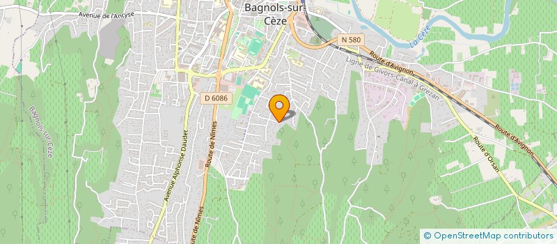 localisation de l'entreprise SCI ARSO  BAGNOLS-SUR-CEZE