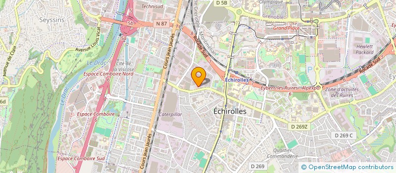 localisation de l'entreprise SCI ART  ECHIROLLES