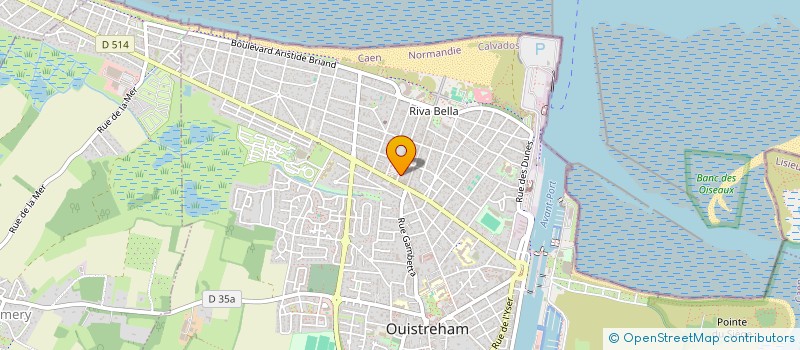 localisation de l'entreprise SCI ART  OUISTREHAM