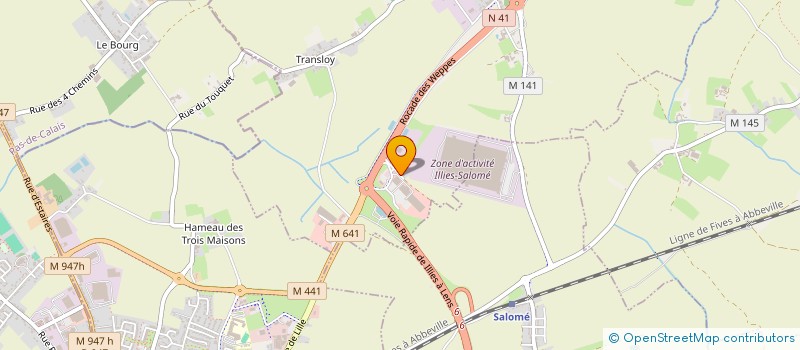 localisation de l'entreprise SCI ART  ILLIES