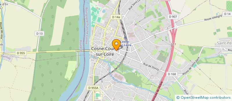 localisation de l'entreprise SCI ART DE VIE à COSNE-COURS-SUR-LOIRE