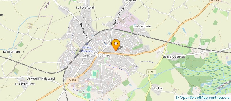 localisation de l'entreprise SCI ART FLAT TATOUAGE  SAINTE-PAZANNE