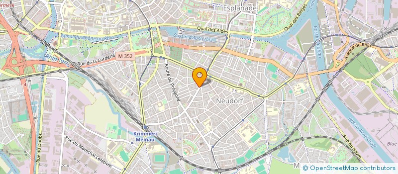 localisation de l'entreprise SCI ART HUS  STRASBOURG