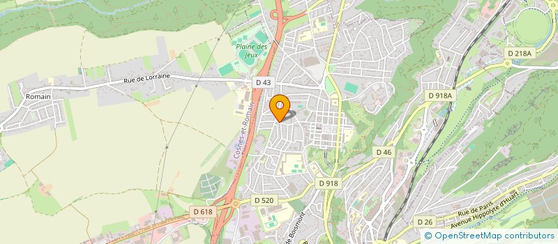 localisation de l'entreprise SCI ART IMMO à LONGWY