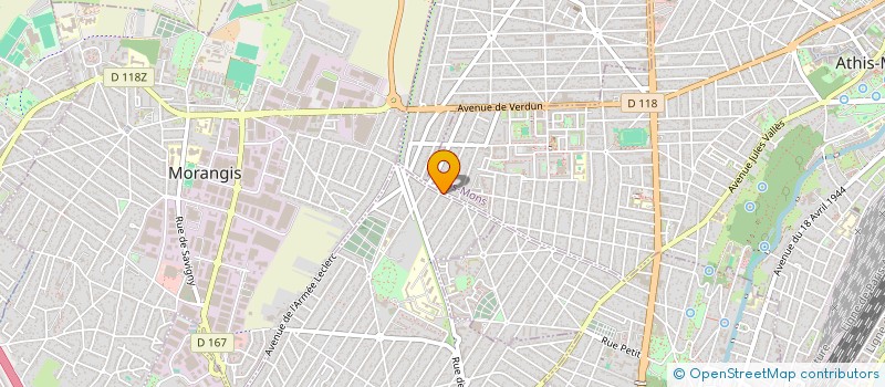 localisation de l'entreprise SCI ART IMMOBILIER à ATHIS-MONS