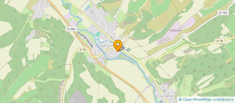 localisation de l'entreprise SCI ART JULOU  GYE-SUR-SEINE