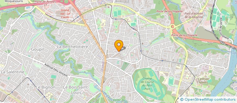 localisation de l'entreprise SCI ART'MET à NANTES