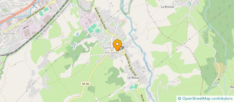 localisation de l'entreprise SCI ART'NO IMMOBILIER  SAINT-PAUL-EN-JAREZ