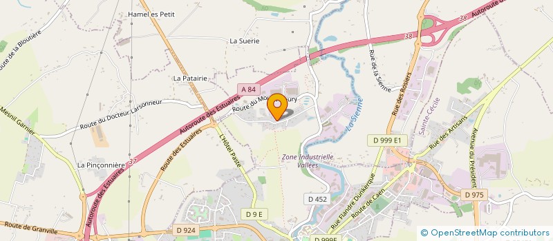 localisation de l'entreprise SCI ARTBATECH IMMO  VILLEDIEU-LES-POELES-ROUFFIGNY