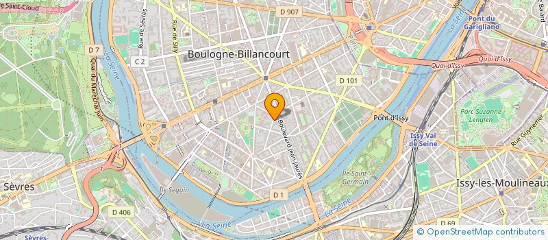 localisation de l'entreprise SCI ARTCHLO à BOULOGNE-BILLANCOURT