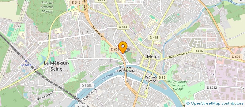 localisation de l'entreprise SCI ARTE à MELUN