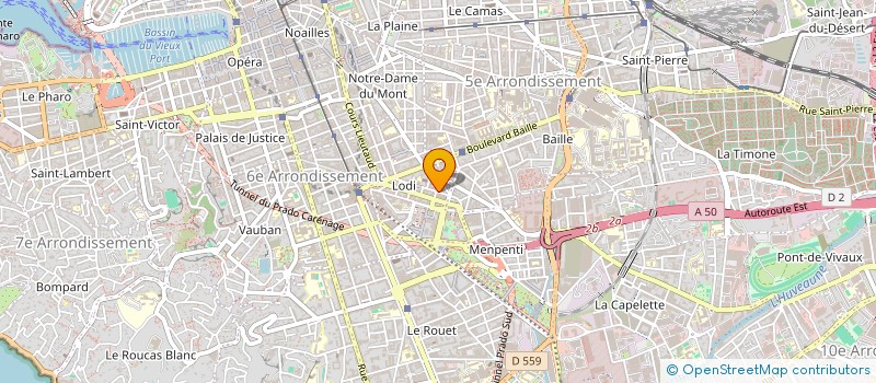 localisation de l'entreprise SCI ARTEBENZ à MARSEILLE