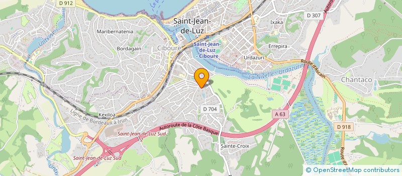 localisation de l'entreprise SCI ARTECHE BI  CIBOURE