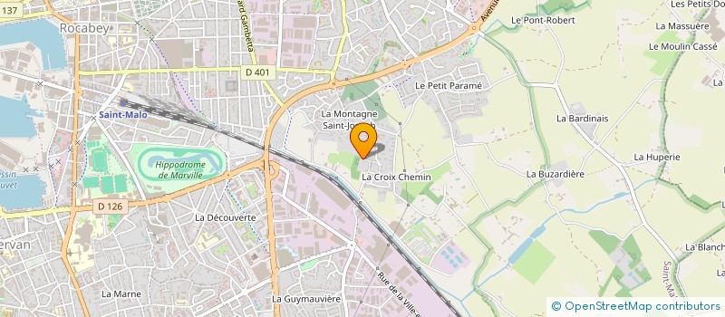 localisation de l'entreprise SCI ARTEFACT  SAINT-MALO