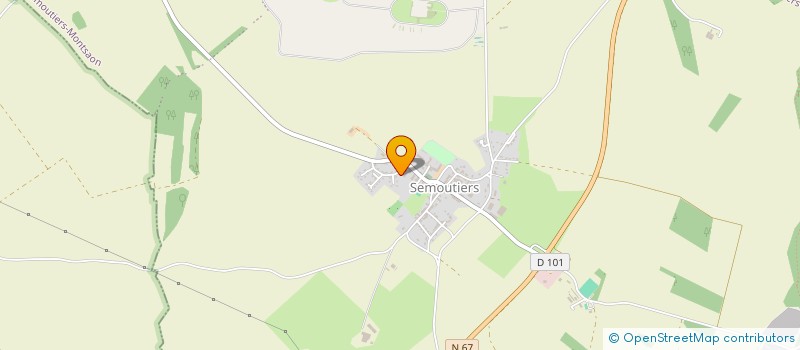 localisation de l'entreprise SCI ARTELSA à SEMOUTIERS-MONTSAON