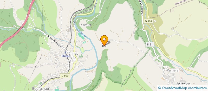 localisation de l'entreprise SCI ARTEMAB  LACHAMP-RIBENNES