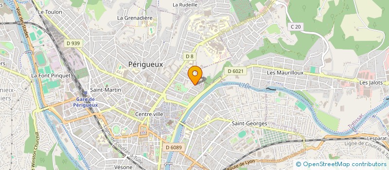 localisation de l'entreprise SCI ARTEMIS 13 18 à PERIGUEUX