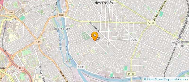 localisation de l'entreprise SCI ARTEMIS 2 à SAINT-MAUR-DES-FOSSES