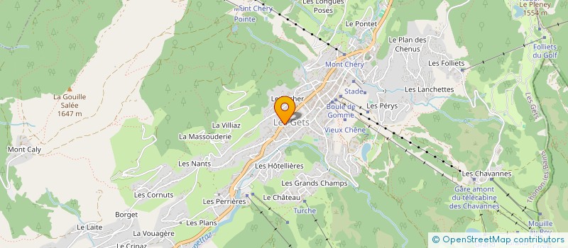 localisation de l'entreprise SCI ARTEMIS  LES GETS