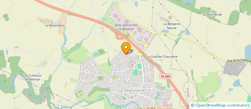 localisation de l'entreprise SCI ARTEMIS  LA SEGUINIERE