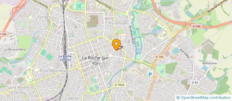 localisation de l'entreprise SCI ARTEMIS  LA ROCHE-SUR-YON