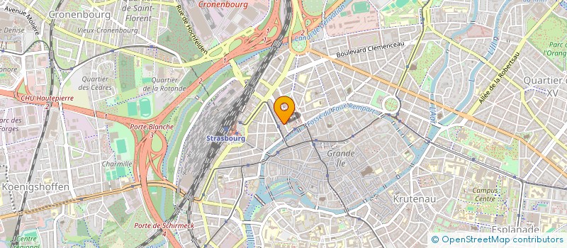 localisation de l'entreprise SCI ARTEMIS  STRASBOURG