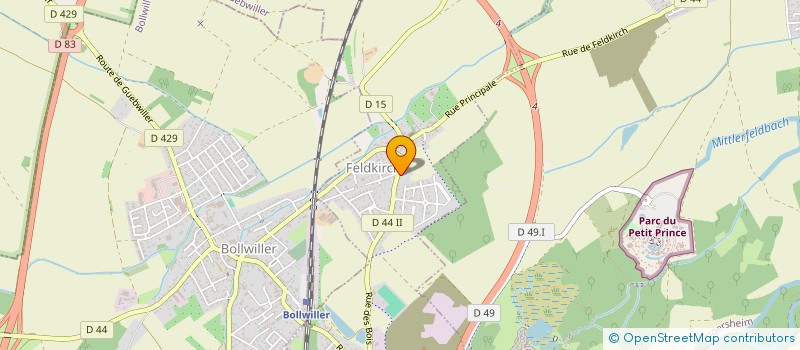 localisation de l'entreprise SCI ARTEMIS  FELDKIRCH