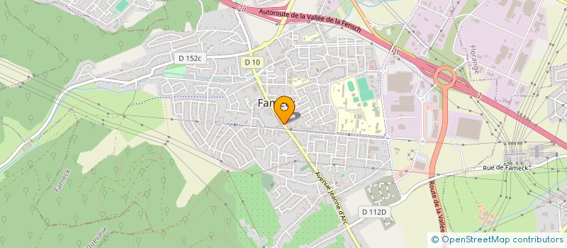 localisation de l'entreprise SCI ARTEMIS  FAMECK