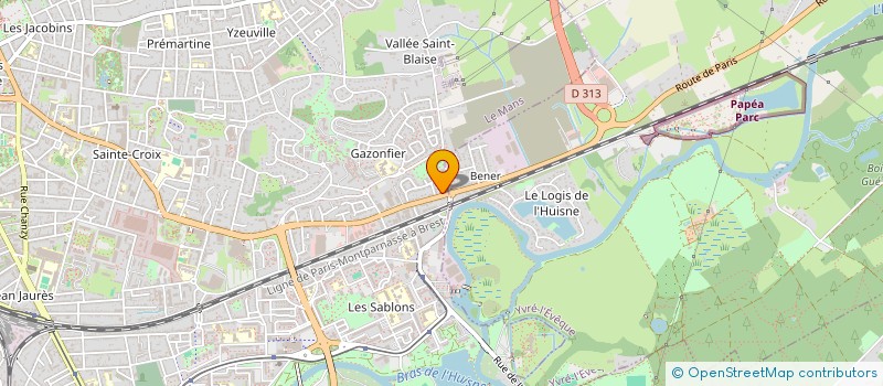 localisation de l'entreprise SCI ARTEMIS  LE MANS