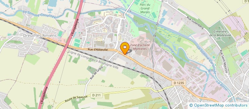 localisation de l'entreprise SCI ARTEMISE à AMIENS