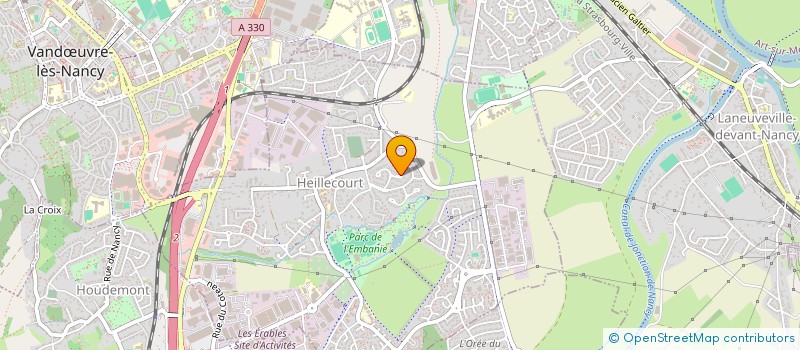 localisation de l'entreprise SCI ARTEMYS  HEILLECOURT