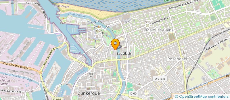 localisation de l'entreprise SCI ARTESO à DUNKERQUE