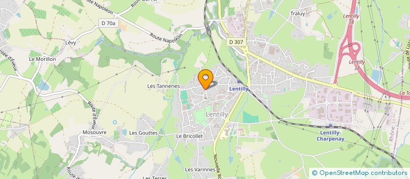 localisation de l'entreprise SCI ARTEVIDA  LENTILLY