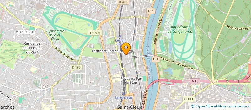 localisation de l'entreprise SCI ARTH à SAINT-CLOUD