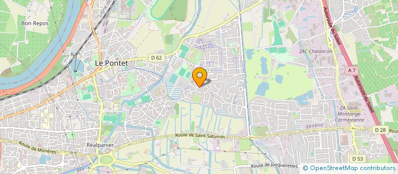 localisation de l'entreprise SCI ARTH-FAMILY  LE PONTET