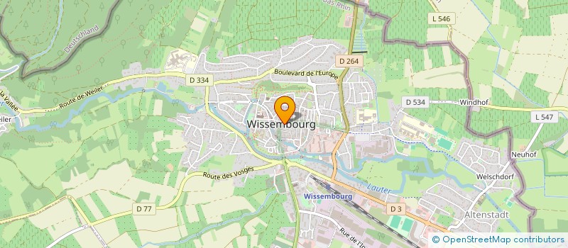 localisation de l'entreprise SCI ARTH FOELLER  WISSEMBOURG