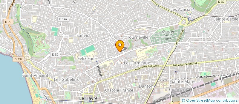 localisation de l'entreprise SCI ARTHA à LE HAVRE