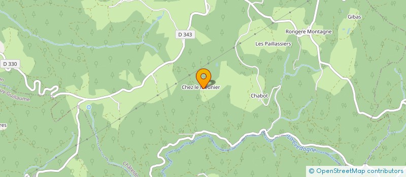 localisation de l'entreprise SCI ARTHEBIS  CHATELDON