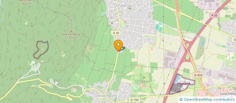 localisation de l'entreprise SCI ARTHEMIS KMK  CHATENOIS