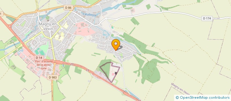 localisation de l'entreprise SCI ARTHIEUL  MAGNY-EN-VEXIN