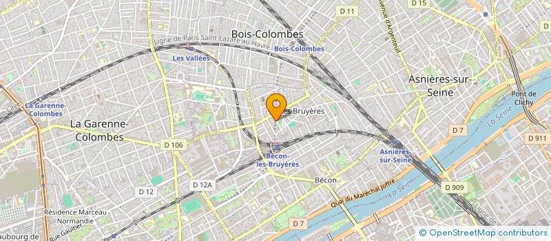 localisation de l'entreprise SCI ARTHIJO  ASNIERES-SUR-SEINE