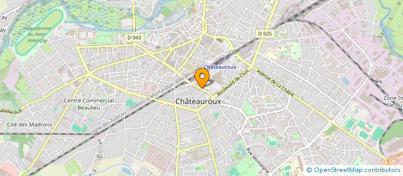 localisation de l'entreprise SCI ARTHIOR à CHATEAUROUX