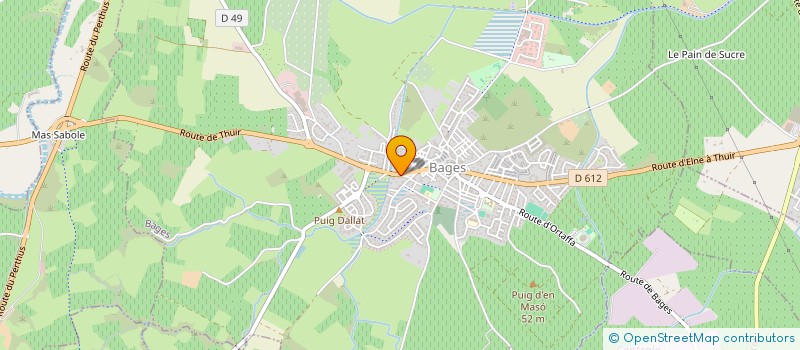 localisation de l'entreprise SCI ARTHO à BAGES