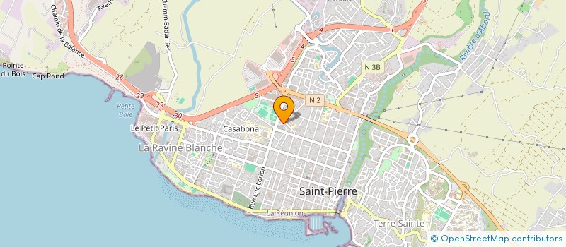 localisation de l'entreprise SCI ARTHO à SAINT-PIERRE