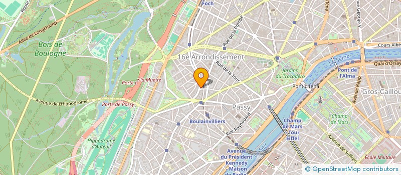 localisation de l'entreprise SCI ARTHUR à PARIS