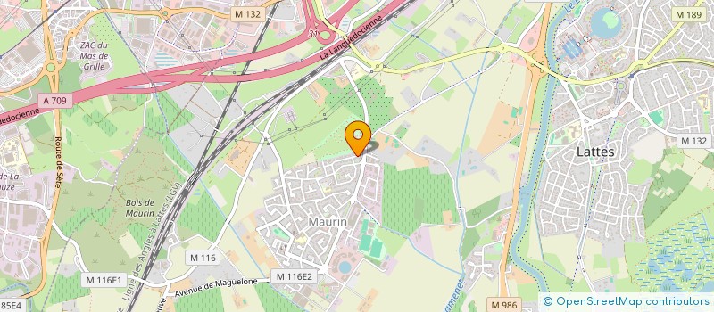 localisation de l'entreprise SCI ARTHUR à LATTES