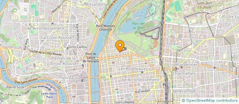 localisation de l'entreprise SCI ARTHUR  LYON 6EME