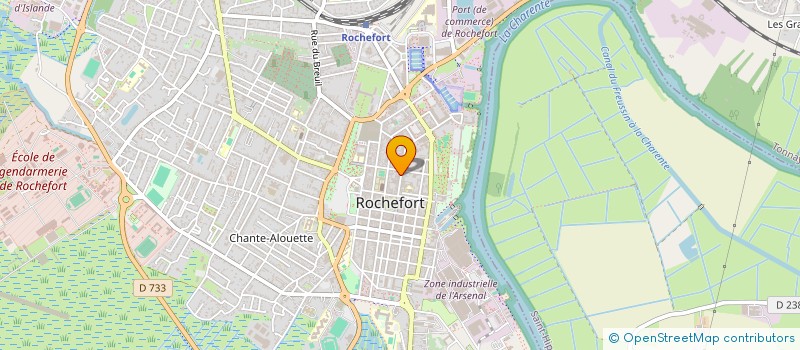 localisation de l'entreprise SCI ARTHUR  ROCHEFORT